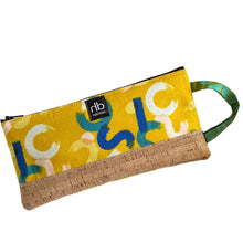 Load image into Gallery viewer, Wristlet - Brush Strokes with Cork