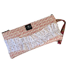Load image into Gallery viewer, Wristlet - Red Seeded with Ruffle