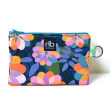 Load image into Gallery viewer, Mini Zip Clutch- Bright Blooms