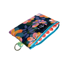 Load image into Gallery viewer, Mini Zip Clutch- Bright Blooms
