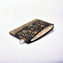 Load image into Gallery viewer, Clutch - Modern Leaves in Gray and Cheetah