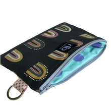 Load image into Gallery viewer, Mini Zip Clutch- Groovy Rainbow