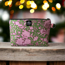 Load image into Gallery viewer, Zipper Pouch with key ring - Abloom
