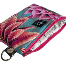 Load image into Gallery viewer, Mini Zip Clutch- Zeal for Teal
