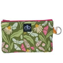 Load image into Gallery viewer, Mini Zip Clutch- Happy Wildflowers
